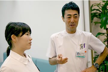 理学療法士 青木利彦さん・看護師　加藤園子さん