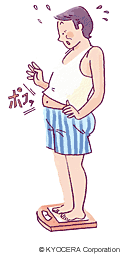 肥満　イラスト