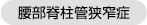 腰部脊柱管狭窄症の図