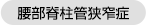 腰部脊柱管狭窄症