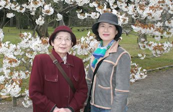 念願のお花見に出かけることができました。（2009年4月3日）